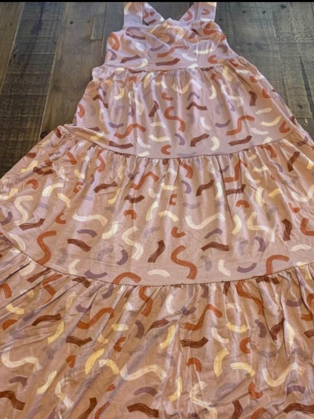 Dot Dot Smile size 8/10 girls whimsical collection cross back maxi dress New